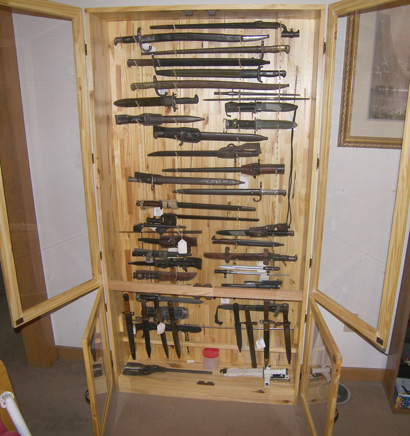 My New Bayonet Cabinet