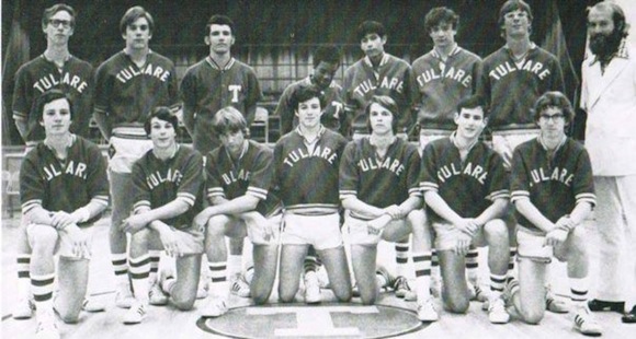 That's me, kneeling in front on the right, next to Coach Gentry.