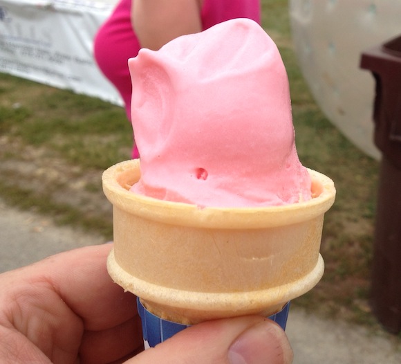 My annual cherry ice cream cone.